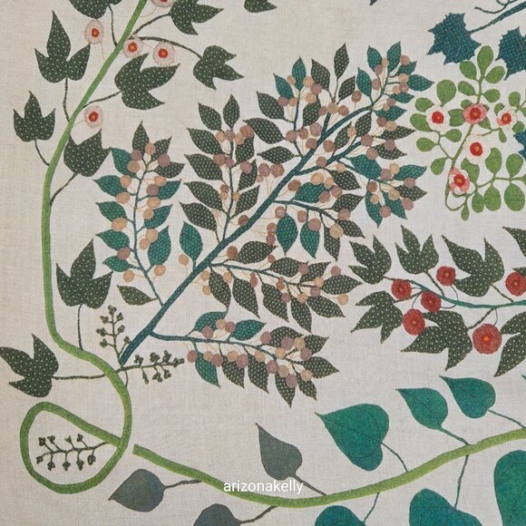 NWT The Met Tree of Life Scarf Modal/Cashmere Blend Square Quilting Museum - Picture 4 of 13